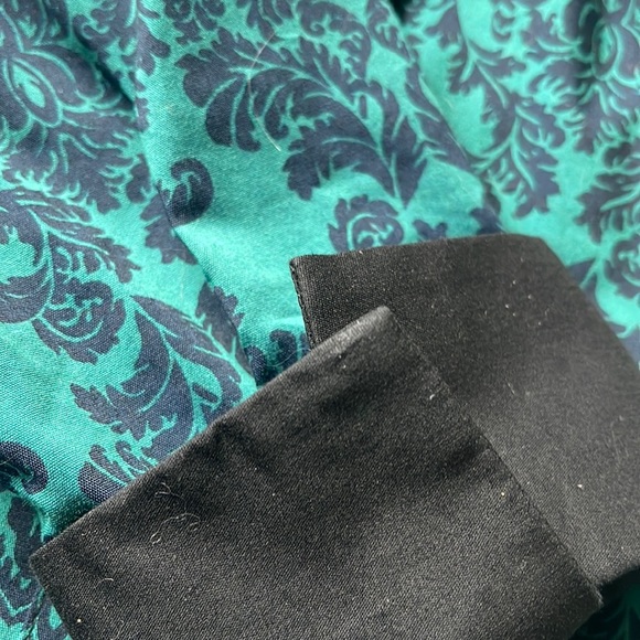 NY&C Teal Green & Black Blouse - Picture 4 of 5